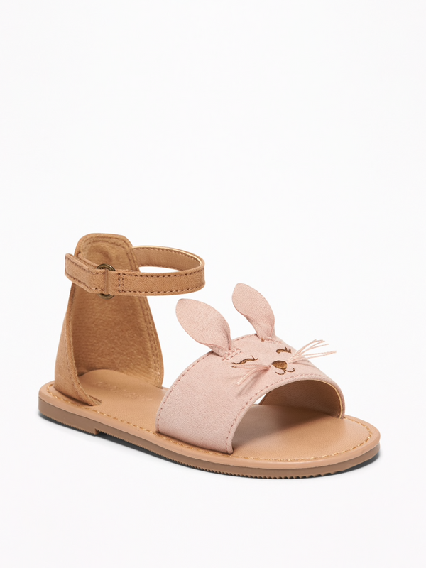 Sandalia OLD NAVY Faux-Suede Bunny Sandals