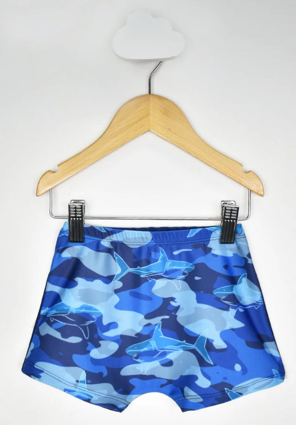 Short de baño con Protección Solar Blue Sharks