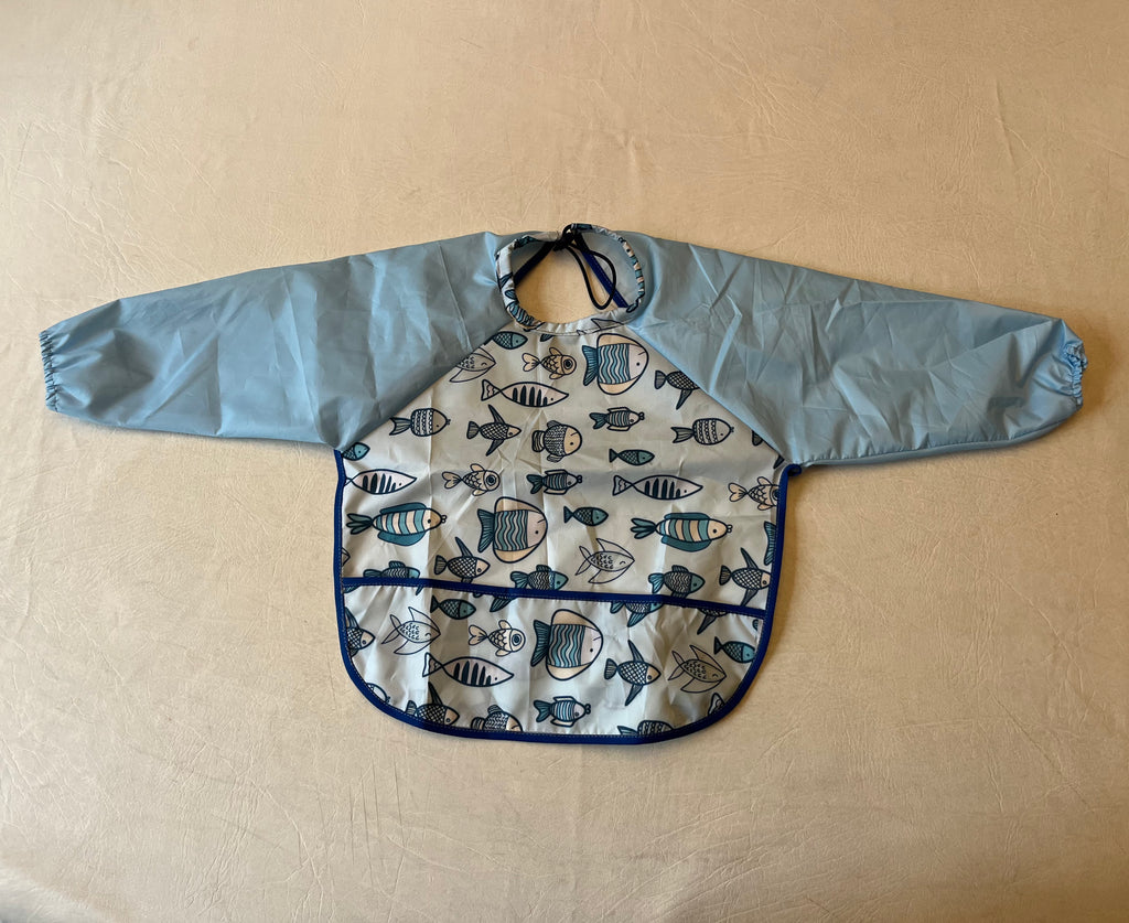 Babero impermeable con mangas Aqua