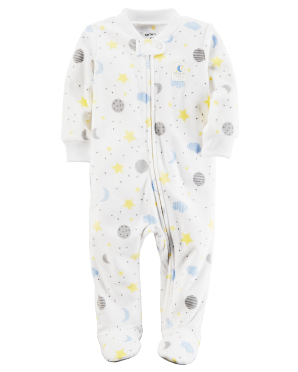 Enterito CARTERS Fleece Zip-Up Sleep & Play - Micropolar