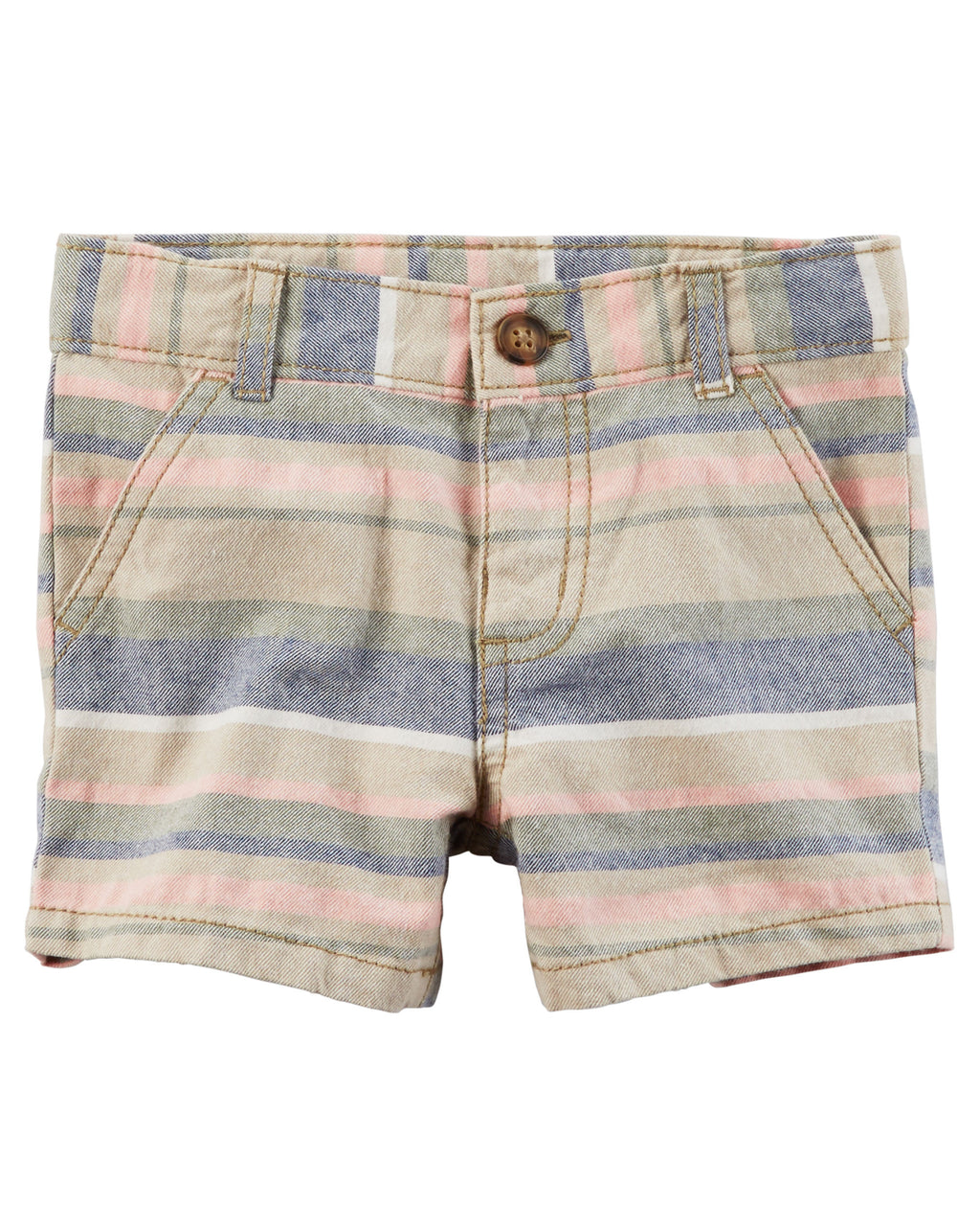 Bermuda CARTERS Striped Flat-Front Twill Shorts