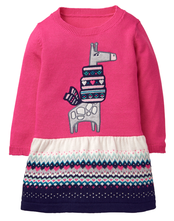 Vestido GYMBOREE Giraffe Sweater Dress