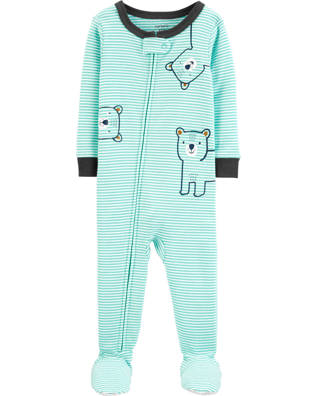 Pijama CARTERS 1-Piece Bear Snug Fit Cotton Footie PJs