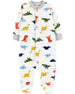 Enterito CARTERS Dinosaurs Snap-Up Fleece Sleep & Play - Micropolar