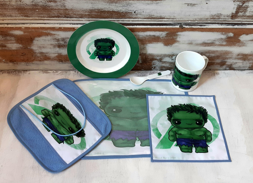 Set  completo de jardín 6 piezas  Mini Hulk