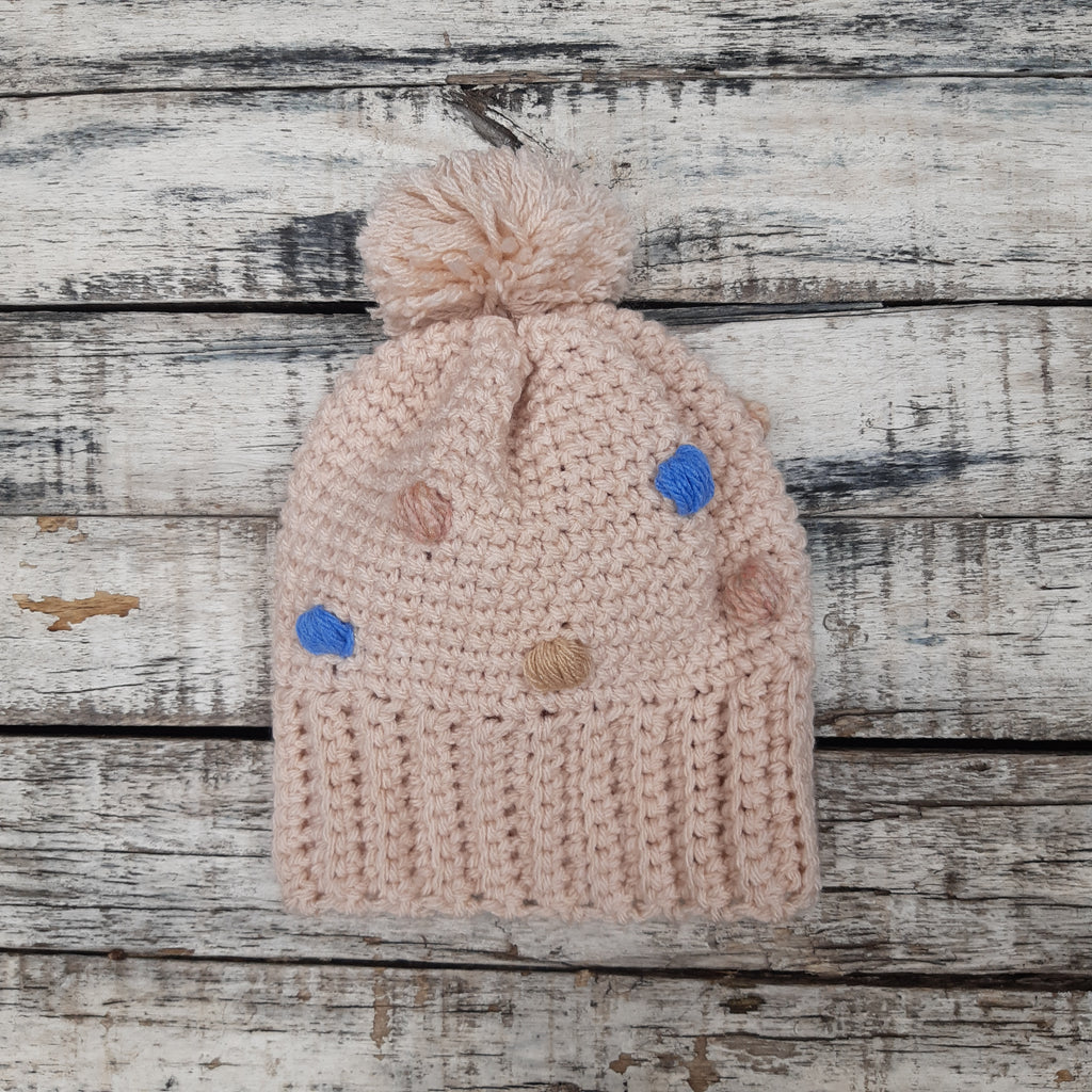 Gorro de lana Hipoalergenico Pompon