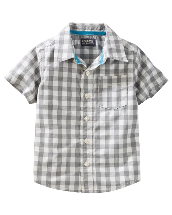 Camisa OSHKOSH Checkered Button-Front Shirt
