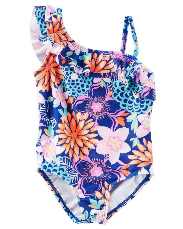 Malla OSHKOSH Floral Print Swimsuit UPF +50 Protección UV