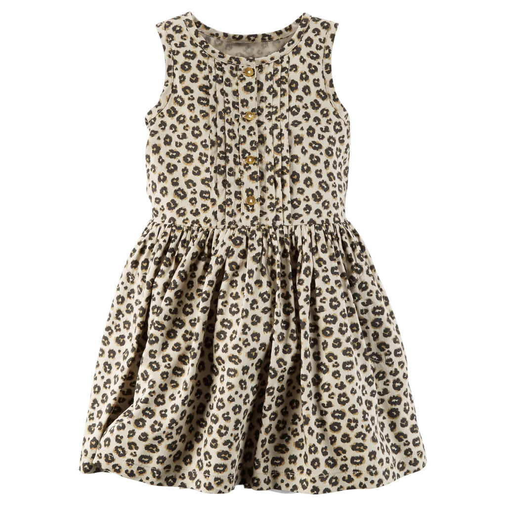 Vestido CARTERS Leopard Print Dress