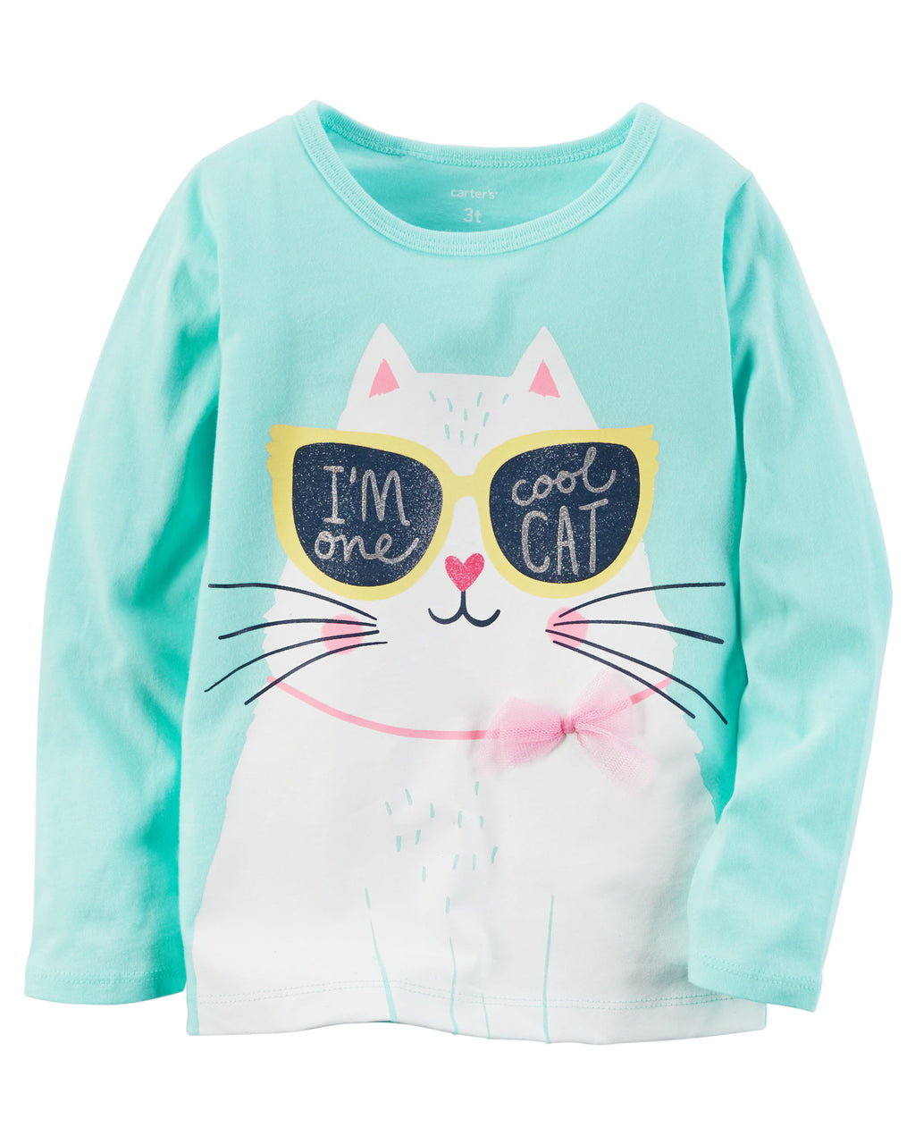 Remera CARTERS Long-Sleeve One Cool Cat Graphic Tee