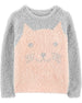 Sweater OSHKOSH Fuzzy Cat Sweater