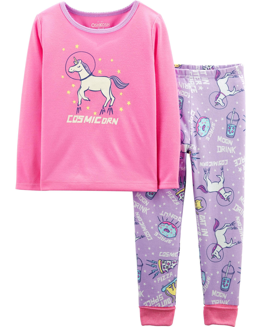 Pijama OSHKOSH 2-Piece Cosmic Unicorn PJs