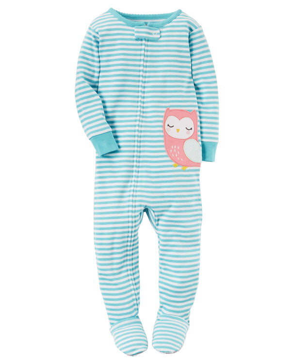 Pijama CARTERS 1-Piece Owl Snug Fit Cotton PJs