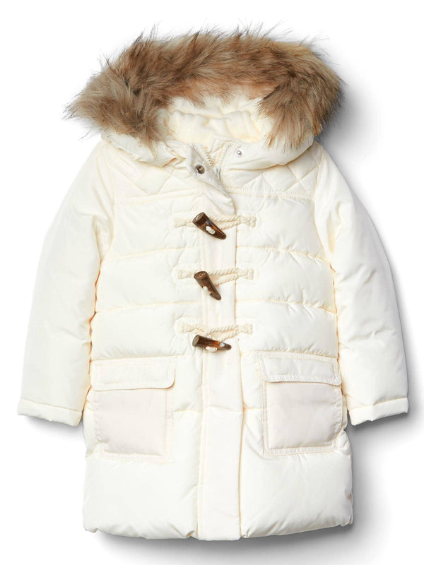 Campera GAP Fur-trim duffle jacket