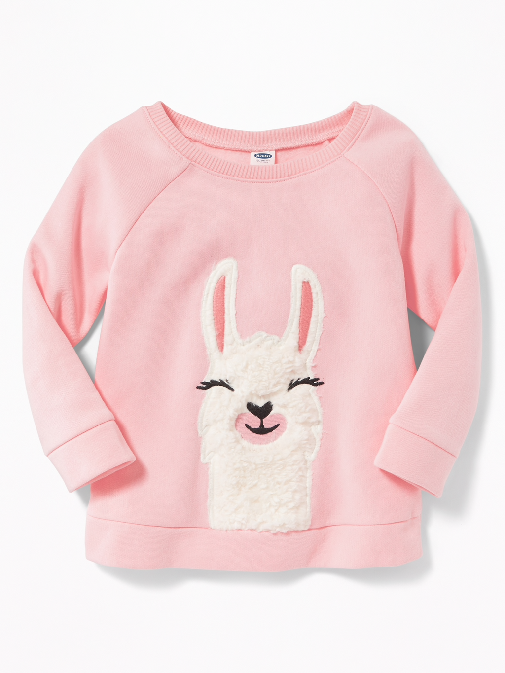 Sweater OLD NAVY Plush Critter-Graphic Tunic Sweatshirt for Toddler Girls