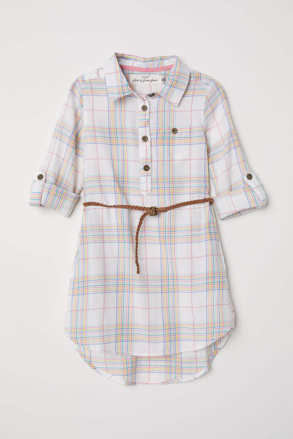 Vestido H&M Shirt Dress