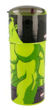 Vaso Botella Con pico rebatible y tapa 350 ml Hulk