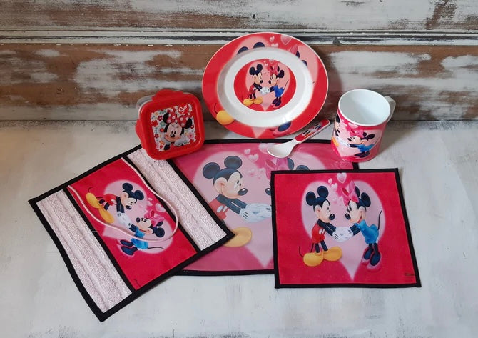 Set  completo de jardín 6 piezas  Minnie & Mickey
