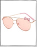 Lentes de Sol  Sunglasses con Protección UV +400 Rosa Claro