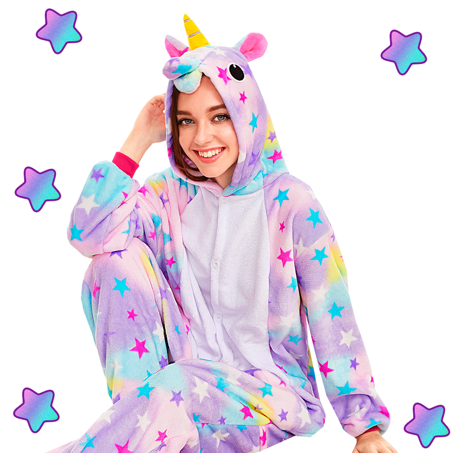 Pijama Enterito micropolar soft Unicornio LA MONA JACINTA