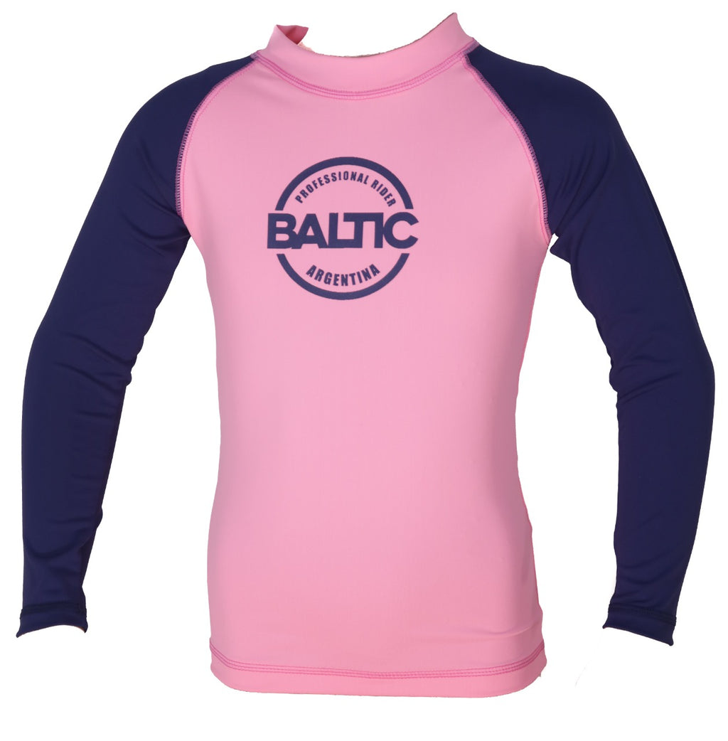 Remera mangas largas Protección UV Baltic Pink &Blue