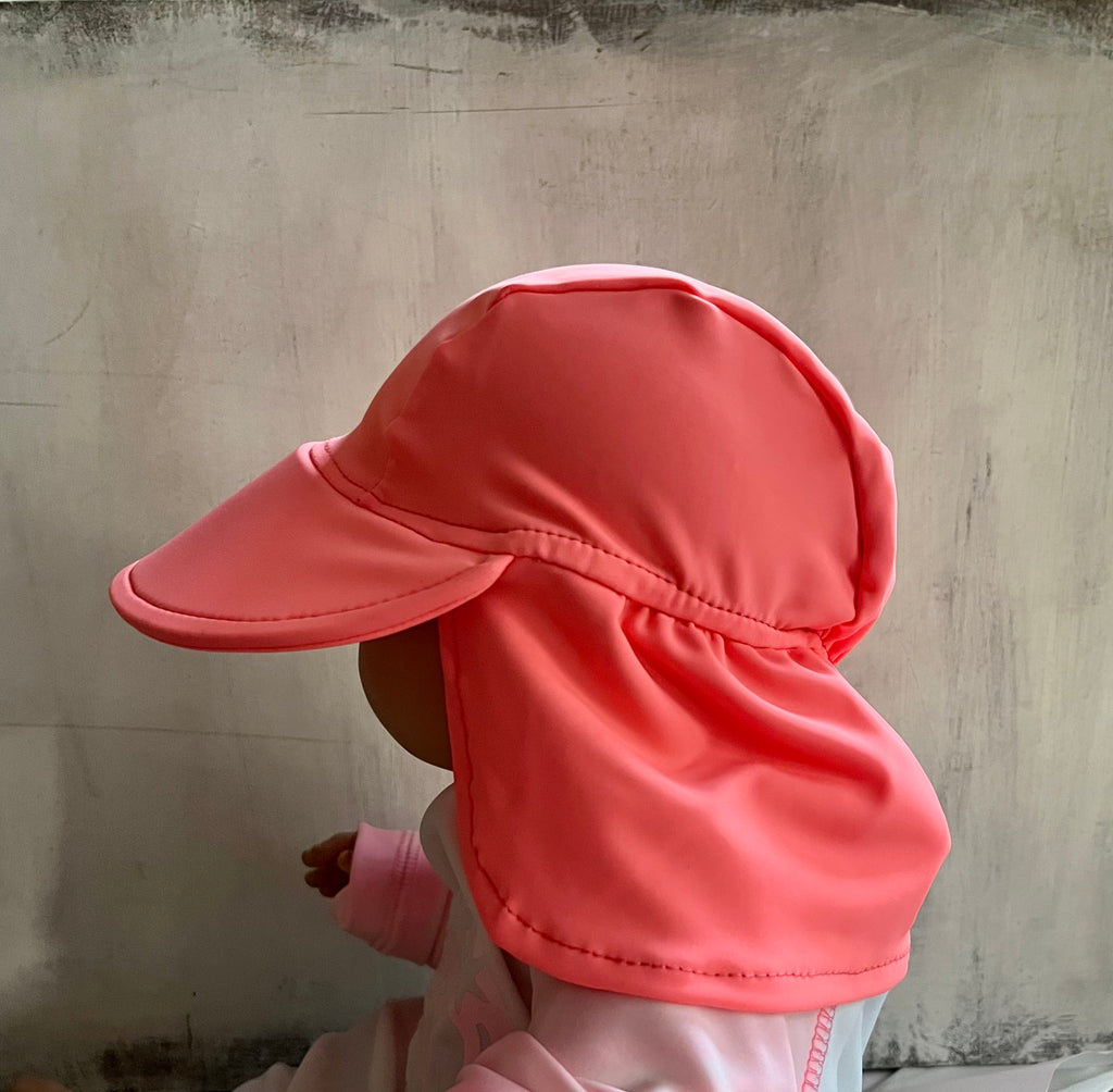 Gorro Legionario ProtecciónUV - Coral fluo  - hupoo