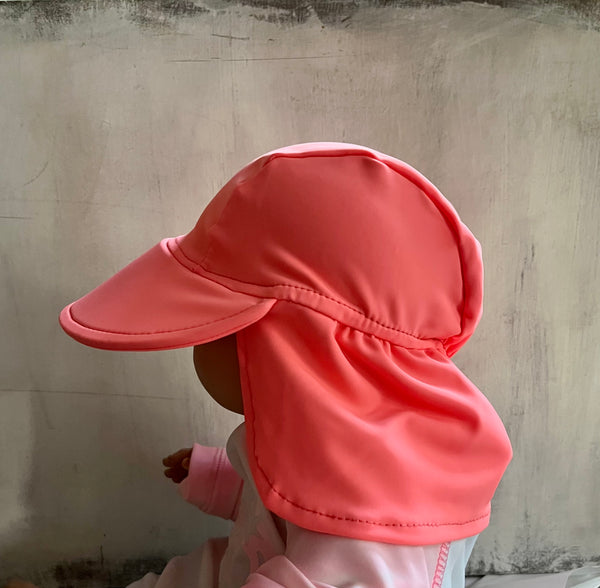 Gorro Legionario ProtecciónUV - Coral fluo  - hupoo