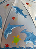 Paraguas Delfines cierre y apertura automática con silbato