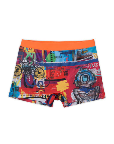 Short de baño OKIWAMA modelo grulla